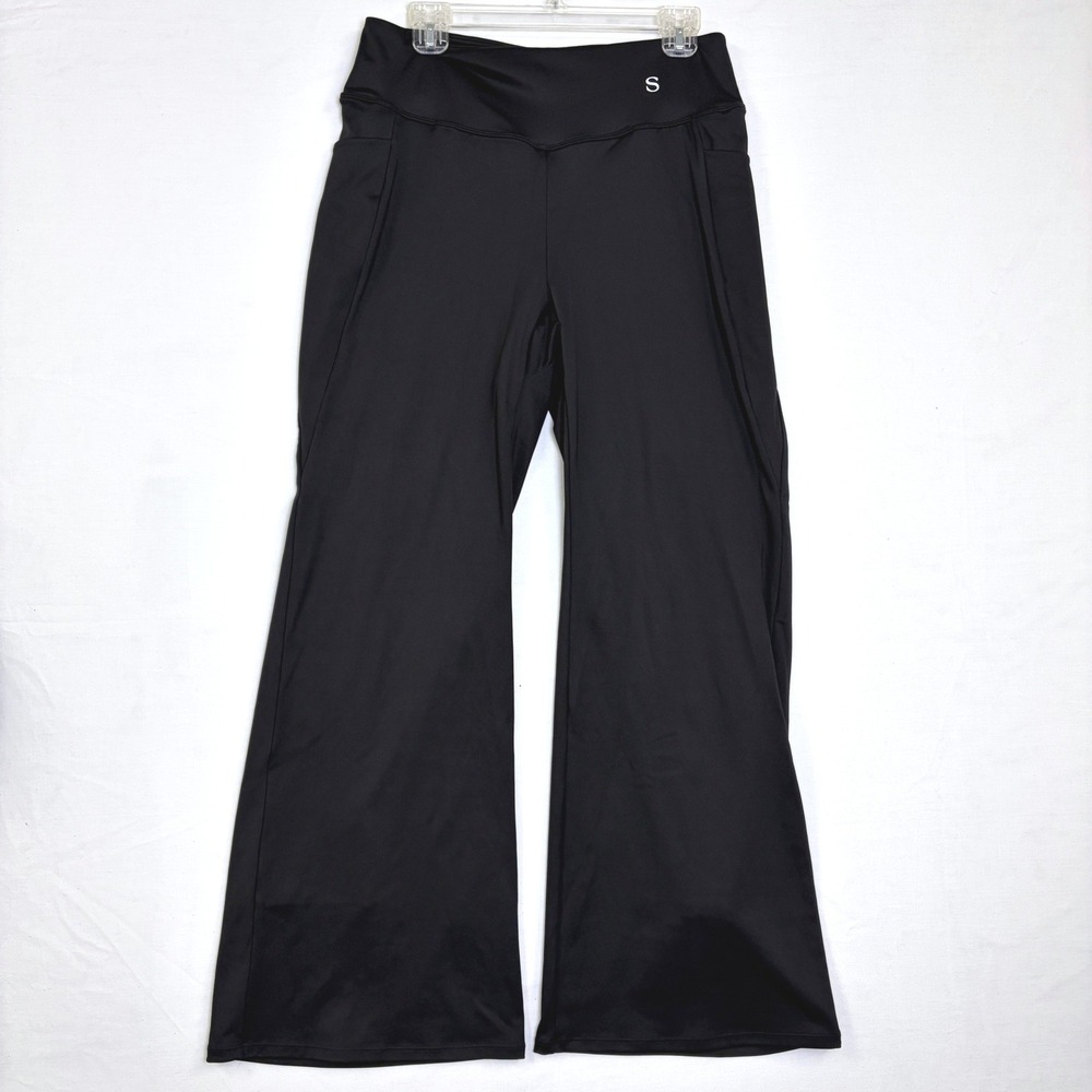 Skinnify Black Flare Resistance Leggings High Waisted Yoga Pants Womens XL